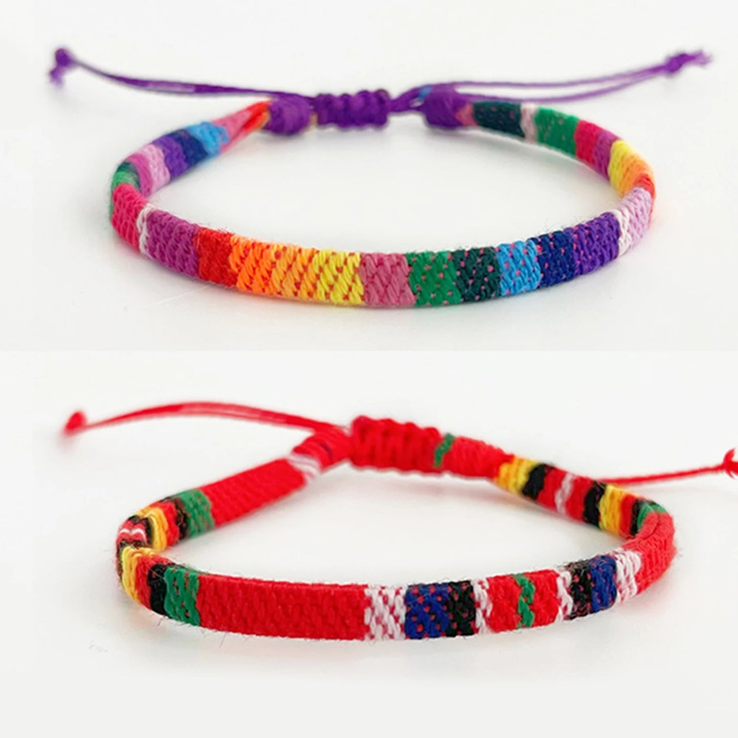 1Pc Retro Bohemian Cotton Linen Bracelet