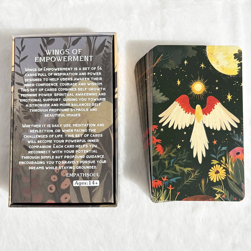 Wings Of Empowerment Oracle Cards, Spiritual Awakening Tarot Cards