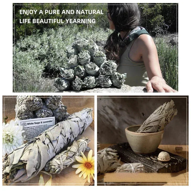 California White Sage Bundle Smudge Incense Sticks