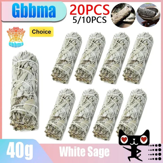 California White Sage Bundle Smudge Incense Sticks